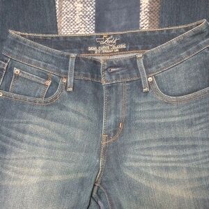 Levi's Dark Blue Straight Leg Jeans